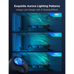 Έξυπνη λάμπα τύπου προβολέα για αστέρια Govee Star Light Projector H6093, 12W, RGBW, φωνητικός έλεγχος, Wi-Fi, Bluetooth, μαύρο