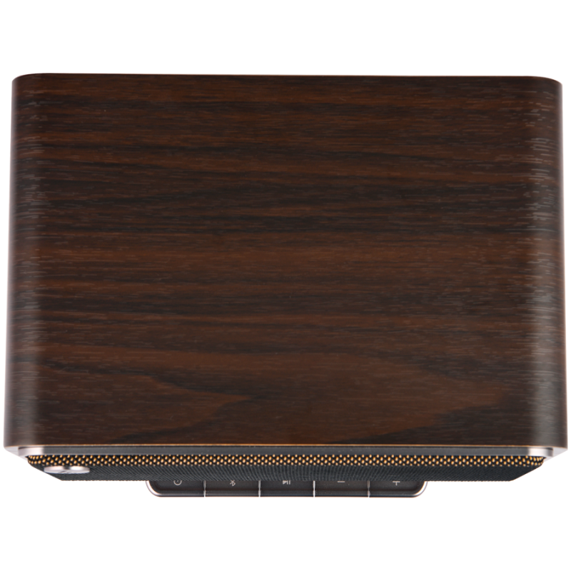 Ηχείο Edifier D32 BL-WALNUT, 60W, 11 ώρες, Hi-Res Audio/Wireless, Bluetooth 5.3, Wi-Fi, Apple Airplay2, DRC, DSP,  Ξύλινο περίβλημα, Μαύρο καρυδιά/καφέ