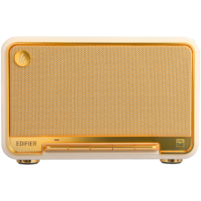 Ηχείο Edifier D32 WH, 60W, 11 ώρες, Hi-Res Audio/Wireless, Bluetooth 5.3, Wi-Fi, Apple Airplay2, DRC, DSP,  Ξύλινο περίβλημα, Λευκό