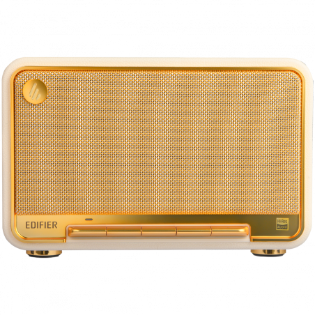 Ηχείο Edifier D32 WH, 60W, 11 ώρες, Hi-Res Audio/Wireless, Bluetooth 5.3, Wi-Fi, Apple Airplay2, DRC, DSP,  Ξύλινο περίβλημα, Λευκό