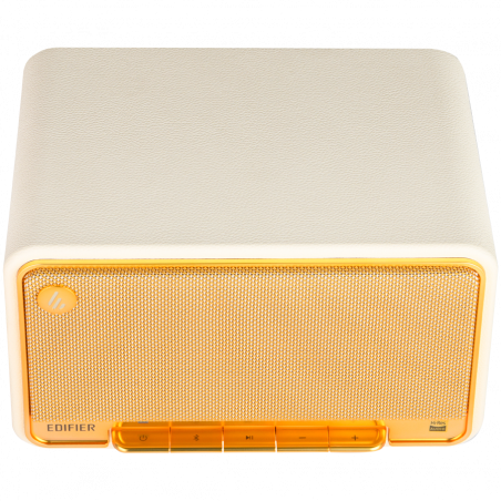 Ηχείο Edifier D32 WH, 60W, 11 ώρες, Hi-Res Audio/Wireless, Bluetooth 5.3, Wi-Fi, Apple Airplay2, DRC, DSP,  Ξύλινο περίβλημα, Λευκό
