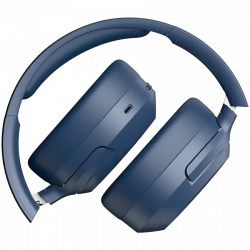 Ασύρματα ακουστικά Edifier W820NB Plus V25 Navy, 40 mm, 80 ώρες, A.I, Δυναμικοί οδηγούς με επίστρωση τιτανίου, Bluetooth V6.1, ANC, Hi-Res, Σκούρο μπλε