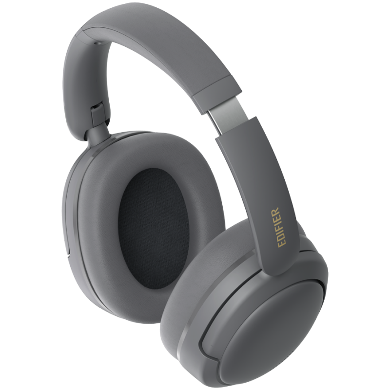 Ασύρματα ακουστικά Edifier W800BT SE-GR, 40 mm, Έως 45 ώρες, Bluetooth 5.4, AI ηχομόνωση, Multipoint, Λειτουργία gaming, Γκρι