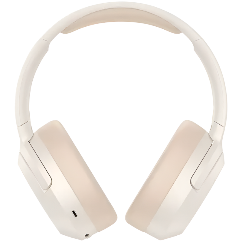 Ασύρματα ακουστικά Edifier W820NB Plus V25 Ivory, 40 mm, 80 ώρες, A.I, Δυναμικοί οδηγούς με επίστρωση τιτανίου, Bluetooth V6.1, ANC, Hi-Res, Μπεζ