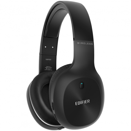 Ασύρματα ακουστικά Edifier W800BT Plus BL, 40 mm, 55 ώρες, Δυναμικά ηχεία, BT V5.1, USB-C, Qualcomm aptX, Multipoint, Λειτουργίες EQ, Μαύρο