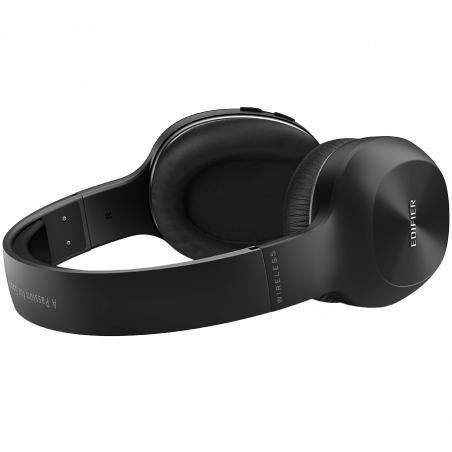 Ασύρματα ακουστικά Edifier W800BT Plus BL, 40 mm, 55 ώρες, Δυναμικά ηχεία, BT V5.1, USB-C, Qualcomm aptX, Multipoint, Λειτουργίες EQ, Μαύρο