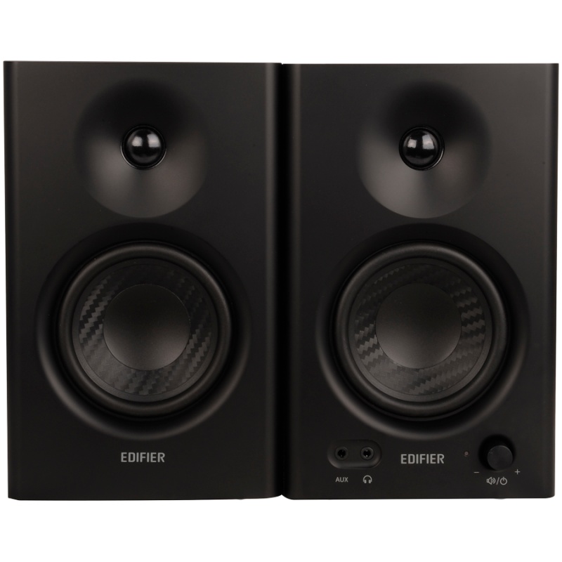Ηχεία Edifier MR4 BL, 42W RMS, RCA, AUX, TRS, Υψηλής και χαμηλής συχνότητας ηχεία 1"/4", 2 λειτουργίες, Μαύρο