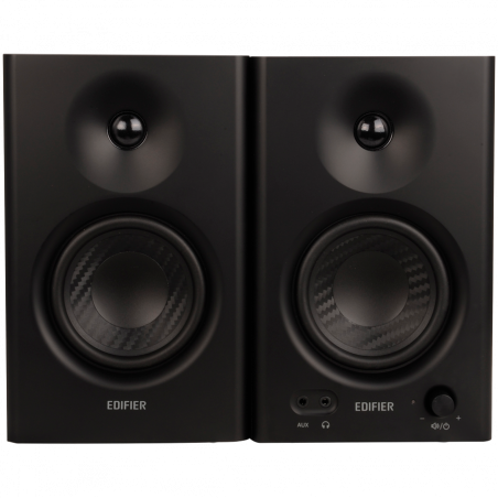Ηχεία Edifier MR4 BL, 42W RMS, RCA, AUX, TRS, Υψηλής και χαμηλής συχνότητας ηχεία 1"/4", 2 λειτουργίες, Μαύρο