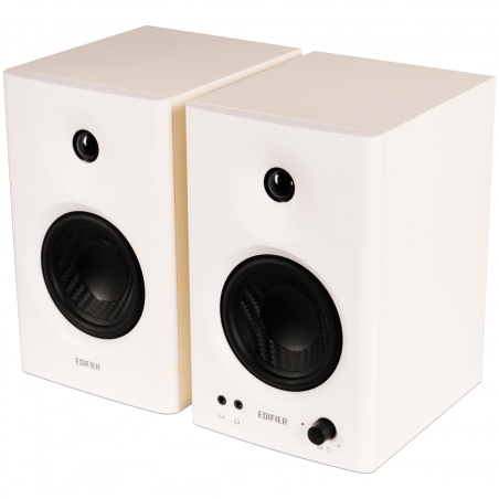 Ηχεία Edifier MR4 WH, 42W RMS, RCA, AUX, TRS, Υψηλής και χαμηλής συχνότητας ηχεία 1"/4", 2 λειτουργίες, Λευκό