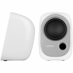 Ηχεία Edifier R12U WH 2.0, 4W RMS, USB, AUX, 20 KHz, ηχεία 2,25", Έλεγχος ήχου, Λευκό