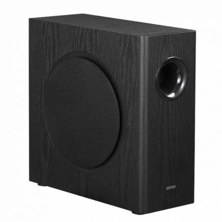 Subwoofer Edifier T5s, 70W RMS, 8" ηχείο μπάσων, Συχνότητες έως 35Hz, RCA, φίλτρο χαμηλής διέλευσης, Μαύρο