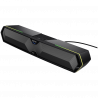 Soundbar Edifier MG300, 5W RMS, 48,5 cm, Bluetooth V5.3, USB, AUX, RGB, 2x52mm ηχεία, Αισθητήρας ελέγχου, Μαύρο