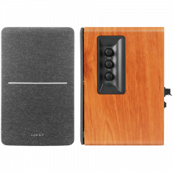 Ηχεία Edifier R1280DBs BR 2.0, 42W RMS, Bluetooth V5.1, 2 RCA, Ενεργό crossover, Έξοδος για ενεργό subwoofer, Ρυθμιστής μπάσων και πρίμων, Καφέ