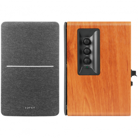 Ηχεία Edifier R1280DBs BR 2.0, 42W RMS, Bluetooth V5.1, 2 RCA, Ενεργό crossover, Έξοδος για ενεργό subwoofer, Ρυθμιστής μπάσων και πρίμων, Καφέ