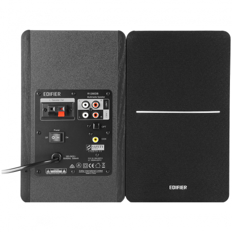 Ηχεία Edifier R1280DB BL 2.0, 42W RMS, Bluetooth V5.1, 2 RCA, Ενεργό crossover, Ρυθμιστής μπάσων και πρίμων, Μαύρο