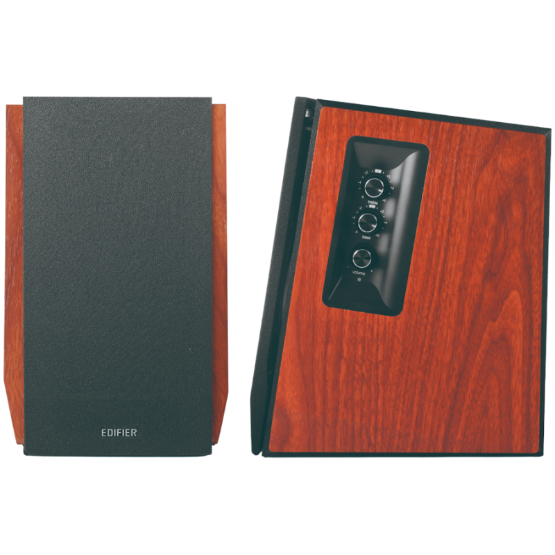 Ηχεία Edifier R1700BTs, 66W RMS, Bluetooth V5.1, RCA, Έξοδος για υπογούφερ, DSP, DRC, Τηλεχειριστήριο, Ξύλινη κατασκευή MDF, Καφέ