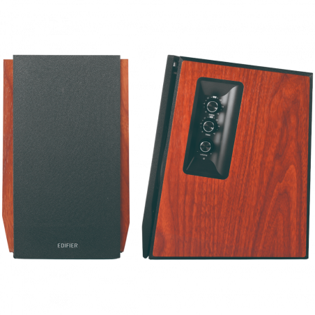 Ηχεία Edifier R1700BTs, 66W RMS, Bluetooth V5.1, RCA, Έξοδος για υπογούφερ, DSP, DRC, Τηλεχειριστήριο, Ξύλινη κατασκευή MDF, Καφέ