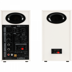 Ηχεία Edifier MR3 WH, 36W RMS, BT V5.4, RCA, AUX, Hi-Res, ConneX, Ενεργά, Ρυθμίσεις ακουστικής, Λευκό