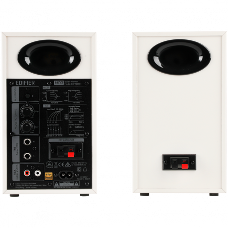 Ηχεία Edifier MR3 WH, 36W RMS, BT V5.4, RCA, AUX, Hi-Res, ConneX, Ενεργά, Ρυθμίσεις ακουστικής, Λευκό