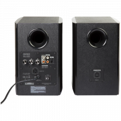 Ηχεία Edifier R2000DB BL 2.0, 120W RMS, Bluetooth, 3,5mm προς RCA, DSP, ηχεία Eagle Eye, κλίση 10°C, τηλεχειριστήριο, σώμα MDF, μαύρο