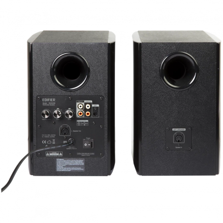 Ηχεία Edifier R2000DB BL 2.0, 120W RMS, Bluetooth, 3,5mm προς RCA, DSP, ηχεία Eagle Eye, κλίση 10°C, τηλεχειριστήριο, σώμα MDF, μαύρο