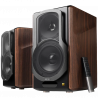 Ηχεία Edifier S2000MKIII, 130W, Ενεργά, Bluetooth 5.0, 2xRCA, Οθόνη OLED, Καφέ