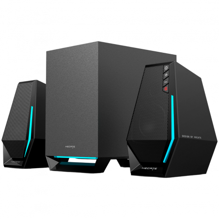 Ηχοσύστημα Edifier G1500 MAX, 30W, ηχεία 2x2,5", υπογούφερ 4", Bluetooth 5.3, 10 δυναμικές λειτουργίες RGB, μαύρο