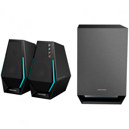 Ηχοσύστημα Edifier G1500 MAX, 30W, ηχεία 2x2,5", υπογούφερ 4", Bluetooth 5.3, 10 δυναμικές λειτουργίες RGB, μαύρο