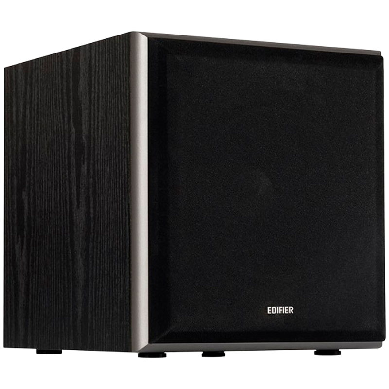 Subwoofer Edifier T5, 70W RMS, 8" ηχείο μπάσων, Συχνότητες έως 38Hz, 2xRCA, Φίλτρο χαμηλής διέλευσης, Μαύρο