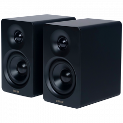 Ηχεία Edifier M60 BL, 66W RMS, Bluetooth V5.3, Hi-Res & Hi-Res, DSP, USB-C, 3.5 AUX, ConneX, Χειροποίητο περίβλημα, Μαύρο