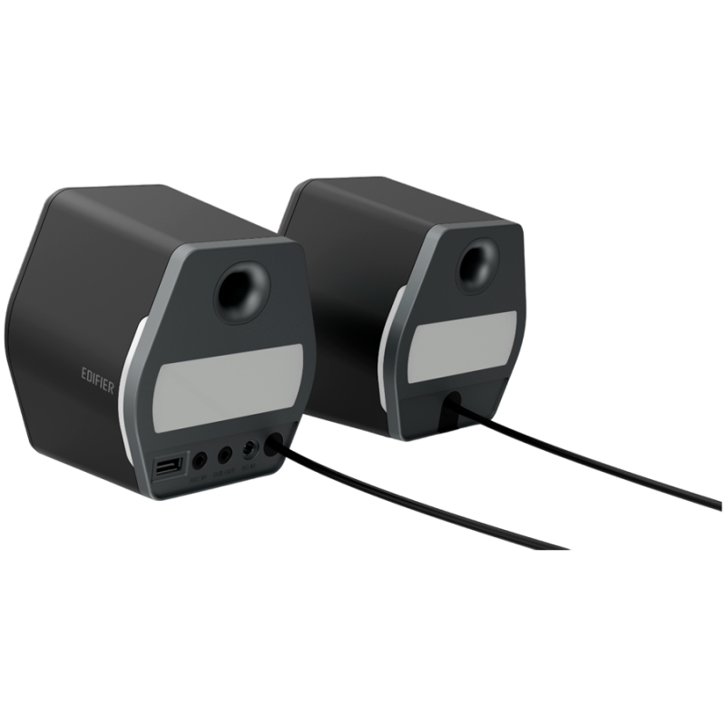 Γκάιμερ ηχεία Edifier G2000 2.0 BL, 16W RMS, BT V5.1, USB, AUX, RGB, Hi-Fi, 3 λειτουργίες, Μνήμη ρυθμίσεων, Μαύρο