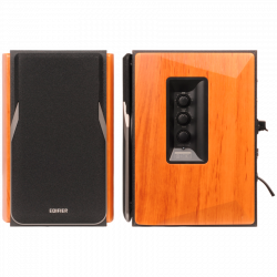 Ηχεία Edifier R1380DB, 42W RMS, Bluetooth 5.1, 2xRCA, υποδοχή 3,5 mm, ενεργό crossover, ρυθμιστής μπάσων και πρίμων, καφέ