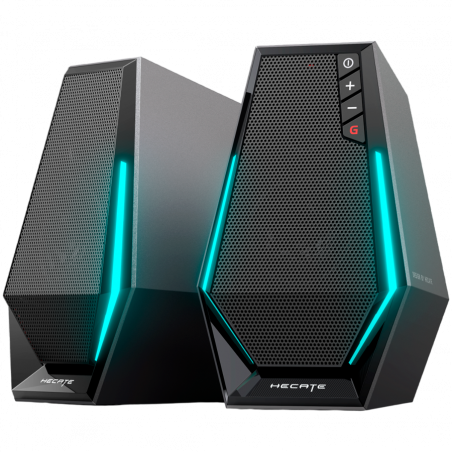 Ηχεία Edifier G1500, 10W, 2x2,5" ηχεία, Bluetooth 5.3, RGB φωτισμός, Μαύρο