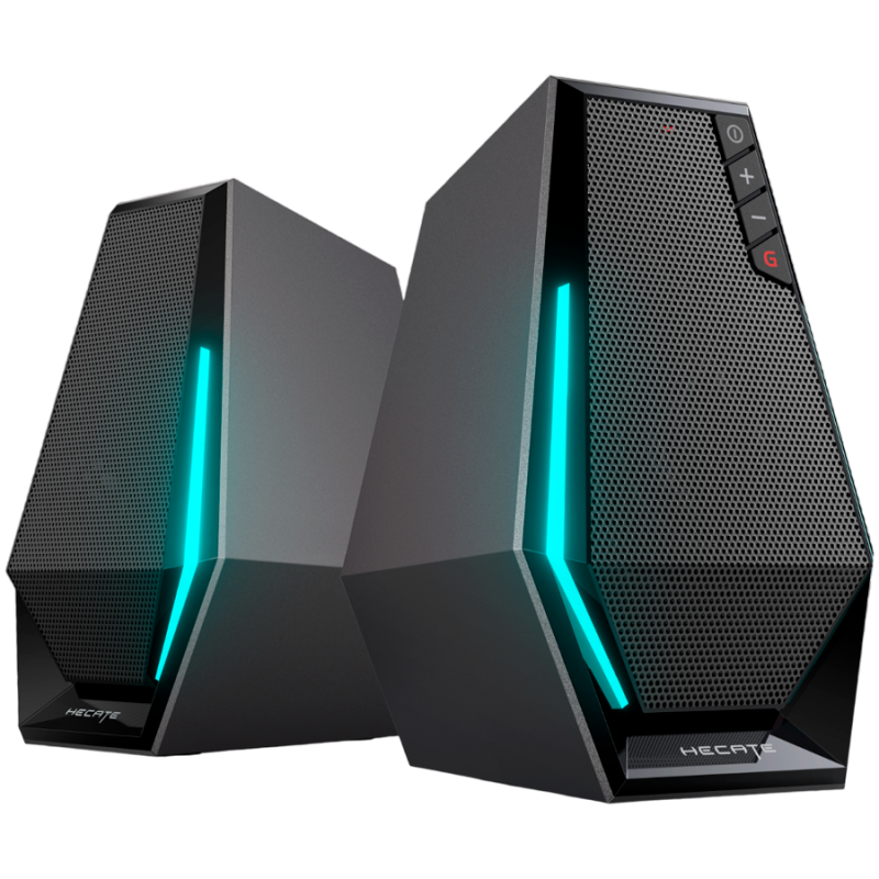 Ηχεία Edifier G1500, 10W, 2x2,5" ηχεία, Bluetooth 5.3, RGB φωτισμός, Μαύρο