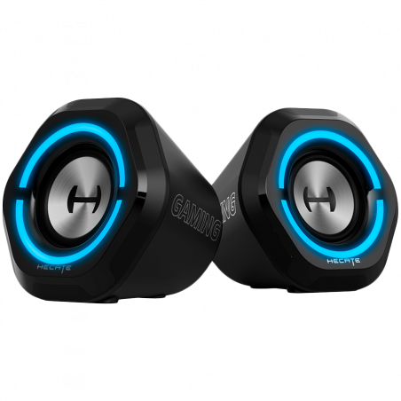 Ηχεία Edifier G1000, 10W, 2x2,5" ηχεία, Bluetooth 5.3, RGB φωτισμός, Μαύρο