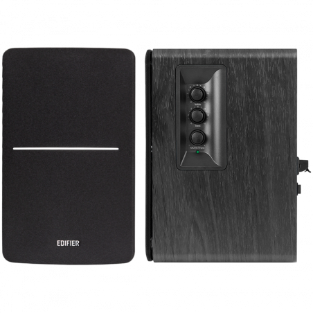 Ηχεία Edifier R1280DBs BL 2.0, 42W RMS, Bluetooth V5.1, 2 RCA, Ενεργό crossover, Έξοδος για ενεργό subwoofer, Ρυθμιστής μπάσων και πρίμων, Μαύρο