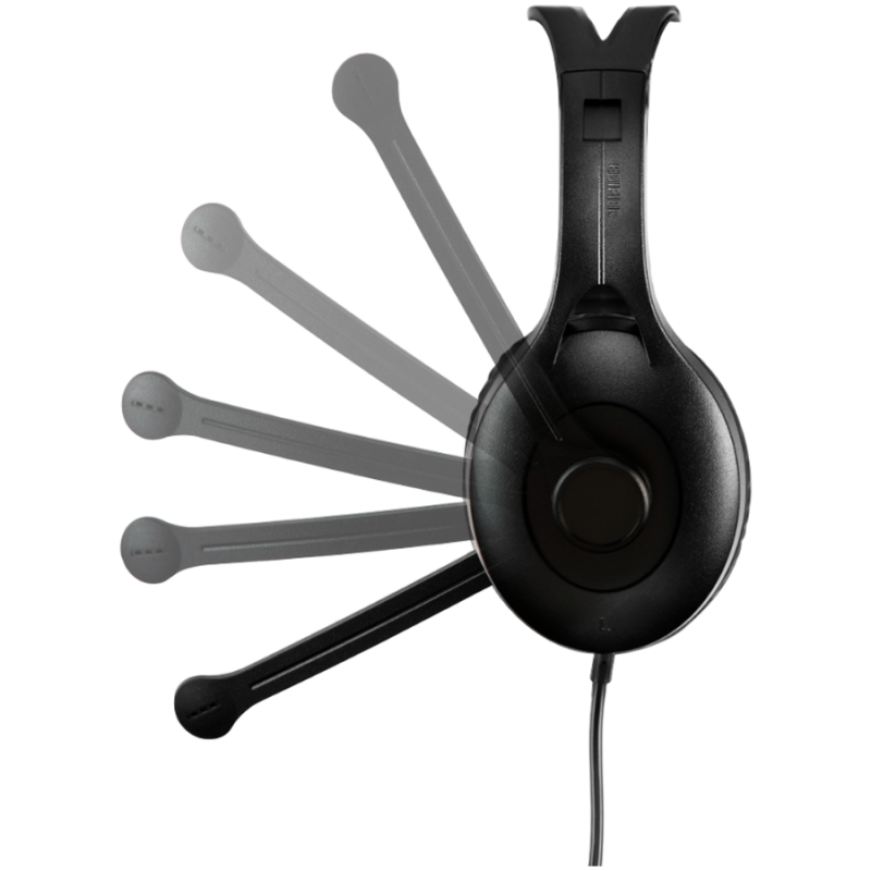 Ακουστικά Edifier K800, ηχεία 40 mm, ενσωματωμένο μικρόφωνο με ηχομόνωση, USB, μαύρο