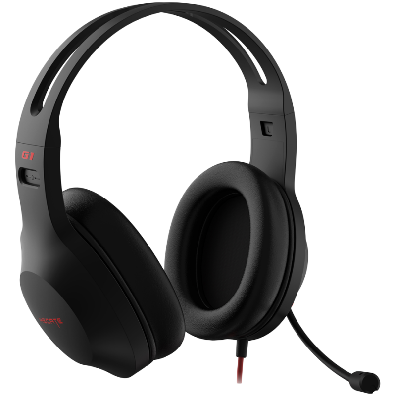 Γαμερικά ακουστικά Edifier G1, περιστρεφόμενο μικρόφωνο, USB, μαύρο