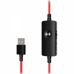 Γαμερικά ακουστικά Edifier G1, περιστρεφόμενο μικρόφωνο, USB, μαύρο