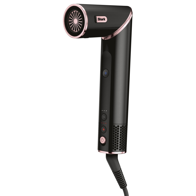 Στεγνωτήρας μαλλιών 3 σε 1 Shark FlexStyle HD424EU, 1400 W, 3 ταχύτητες και θερμοκρασίες, Coanda, Προστασία από θερμική φθορά, Μαύρο