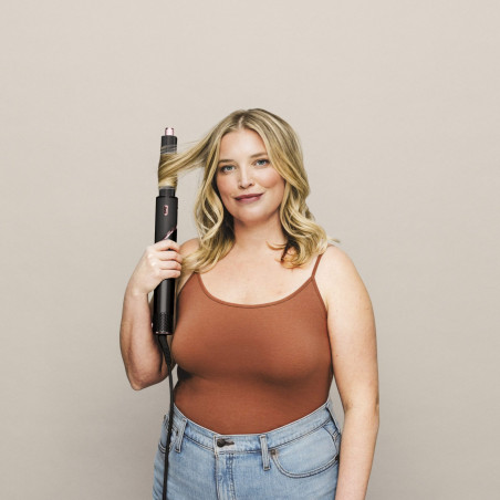 Στεγνωτήρας μαλλιών 3 σε 1 Shark FlexStyle HD424EU, 1400 W, 3 ταχύτητες και θερμοκρασίες, Coanda, Προστασία από θερμική φθορά, Μαύρο