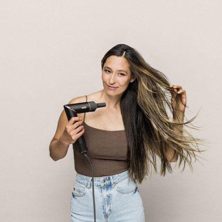 Στεγνωτήρας μαλλιών 3 σε 1 Shark FlexStyle HD424EU, 1400 W, 3 ταχύτητες και θερμοκρασίες, Coanda, Προστασία από θερμική φθορά, Μαύρο