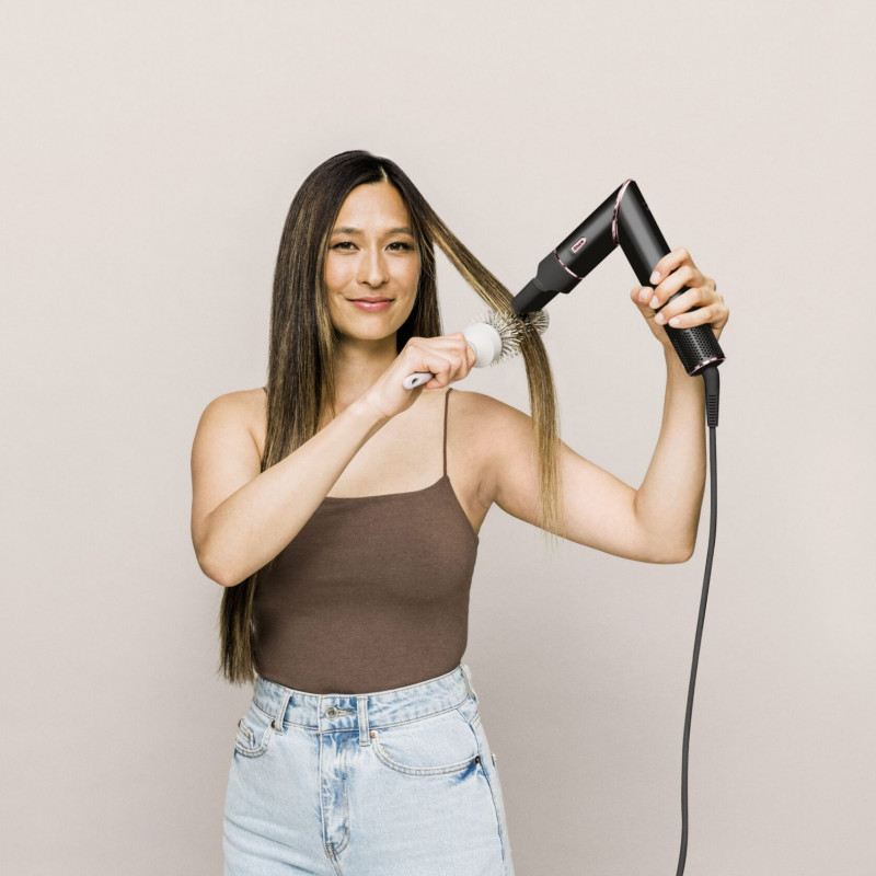 Στεγνωτήρας μαλλιών 3 σε 1 Shark FlexStyle HD424EU, 1400 W, 3 ταχύτητες και θερμοκρασίες, Coanda, Προστασία από θερμική φθορά, Μαύρο