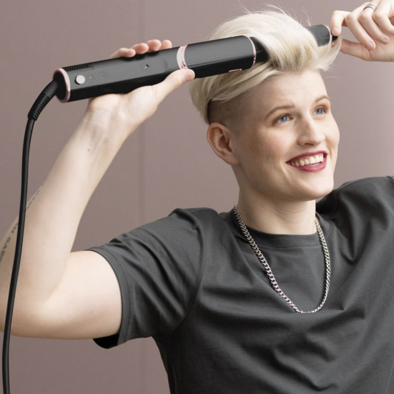 Στεγνωτήρας μαλλιών 3 σε 1 Shark FlexStyle HD424EU, 1400 W, 3 ταχύτητες και θερμοκρασίες, Coanda, Προστασία από θερμική φθορά, Μαύρο