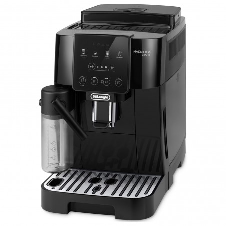 Μηχανή εσπρέσο Delonghi Magnifica START ECAM220.60.B, 1450W, 15 bar, 1,8 l, 4 προγράμματα, 13 επίπεδα άλεσης, LatteCrema Hot, Επιλογή για καφέ σε κόκκους, Μαύρο
