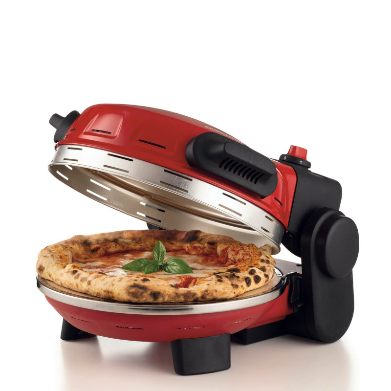 Ηλεκτρικός φούρνος για πίτσα Ariete "Pizzeria Gourmet" 0934/00, 1500W, 32 cm, Έως 400C, 5 επίπεδα, , Κόκκινο