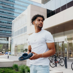 Ασύρματα ακουστικά Edifier W820NB Plus V25 Navy, 40 mm, 80 ώρες, A.I, Δυναμικοί οδηγούς με επίστρωση τιτανίου, Bluetooth V6.1, ANC, Hi-Res, Σκούρο μπλε