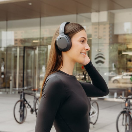 Ασύρματα ακουστικά Edifier W820NB Plus V25 Gray, 40 mm, 80 ώρες, A.I, Δυναμικοί οδηγούς με επίστρωση τιτανίου, Bluetooth V6.1, ANC, Hi-Res, Σκούρο γκρι