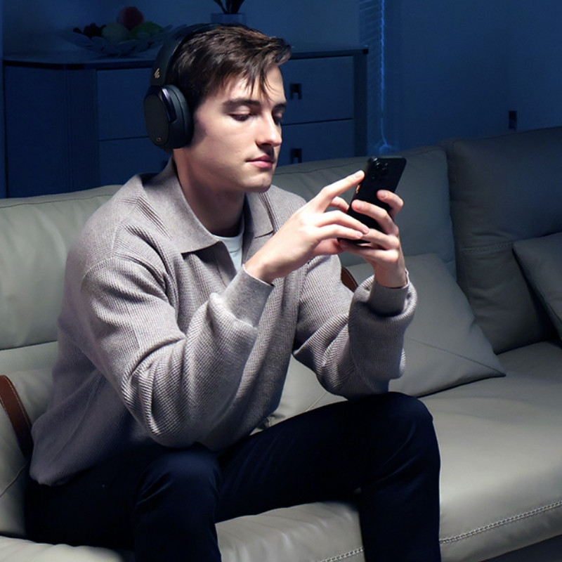 Ασύρματα ακουστικά Edifier WH950NB Black, 40 mm, 55 ώρες, Δυναμικοί οδηγούς με επίστρωση τιτανίου, 3 λειτουργίες, Χρονοδιακόπτης, Bluetooth V5.4, ANC, ENC, Hi-Res, Μαύρο