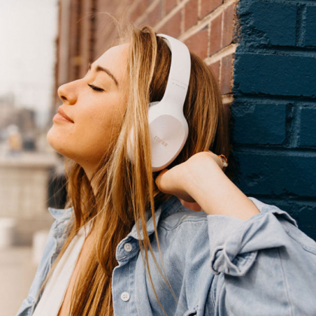 Ασύρματα ακουστικά Edifier W800BT Plus WH, 40 mm, 55 ώρες, Δυναμικά ηχεία, BT V5.1, USB-C, Qualcomm aptX, Multipoint, Λειτουργίες EQ, Λευκό